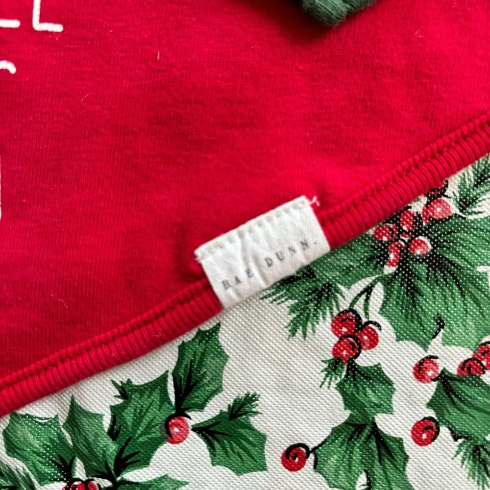 Rae Dunn - Holiday Bandana Bib Set for Babies - White, Green, Red